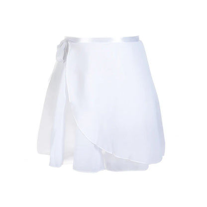 Adult Chiffon Ballet Tutu Wrap Skirt – Women & Girls Dance Gymnastics Training Skirt Lightweight Ballet Faldas Dancewear