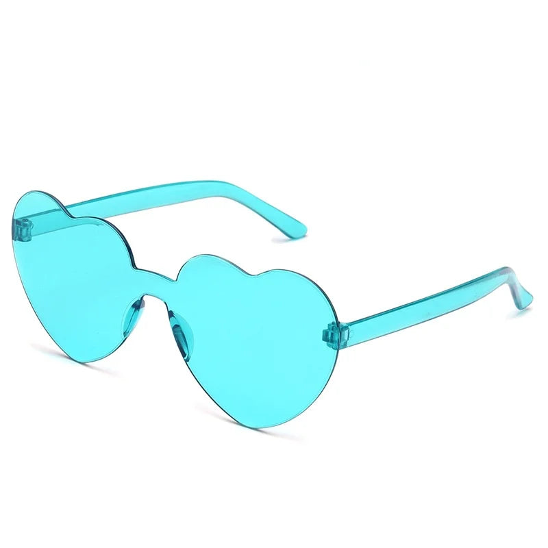 Women’s Fashion Heart-Shaped Glasses Watch - Nighttime Light Diffraction to Heart Shape, Stylish Female Sunglasses