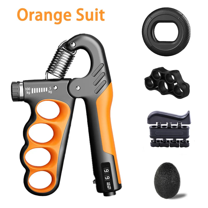 Adjustable Hand Grip Strengthener - 5-150KG Wrist Expander for Gym Training, Muscle Recovery & Hand Exercise Fitness
