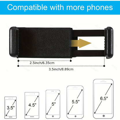 Portable Flexible Phone Holder Stand for Treadmill, Bike, Stroller, Cart, Bed, Car, Kitchen & Desk