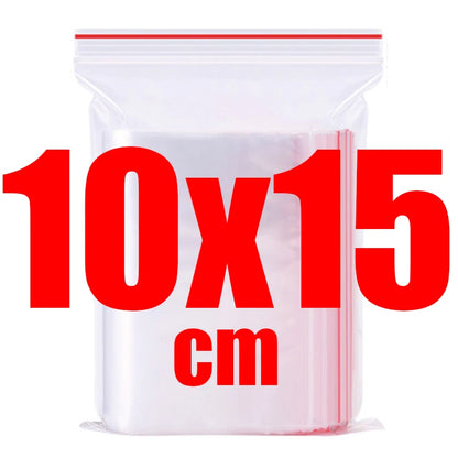 500/100pcs Self-Seal Transparent Plastic Bags – Storage Pouches for Jewelry, Food, Pills, Wholesale