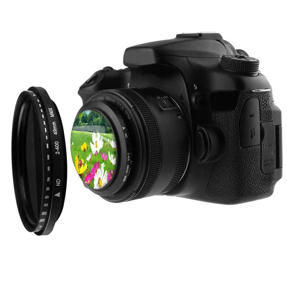 Adjustable Fader Variable ND Filter - ND2 to ND400 Neutral Density for Camera Lenses, Photography Enhancer