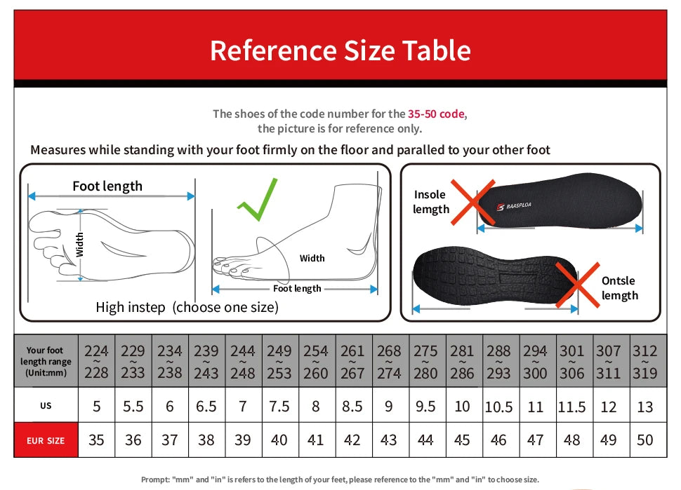 Baasploa Men’s Waterproof Hiking Shoes — Anti-Skid, Wear-Resistant Outdoor Travel Sneakers