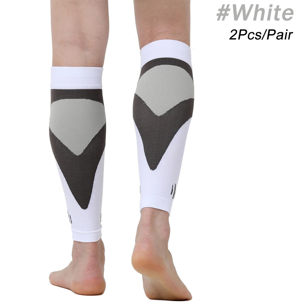 Compression Calf Sleeves for Men & Women – Footless Leg Support Socks for Running, Shin Splints & Pain Relief