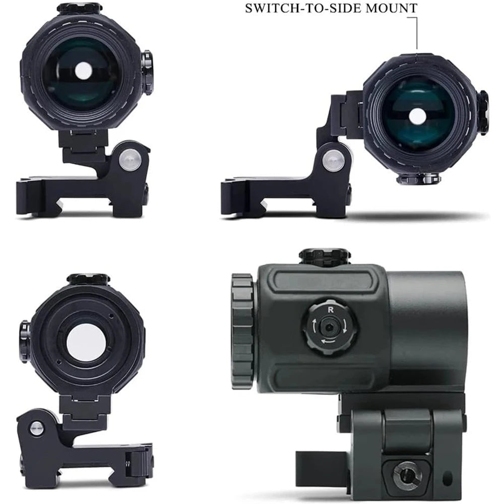 558+G43 Holographic Red Dot Sight – Tactical Collimator Optic with 20mm Rail Mount & Quick Detach Lever for Hunting