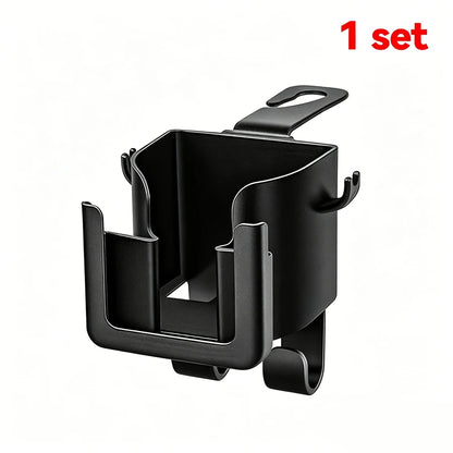 2-Pack Car Seat Back Organizer – Cup Holder, Hook & Phone Bracket Rear Storage for Water Bottle, Phone & Car Interior Accessories