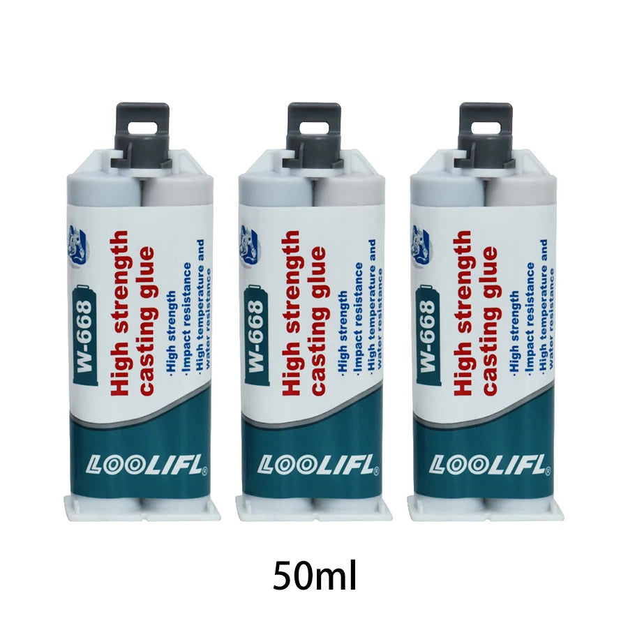 Epoxy Resin AB Glue - Waterproof Fast-Bonding Adhesive for Wood, Plastic, Metal, and DIY Repairs
