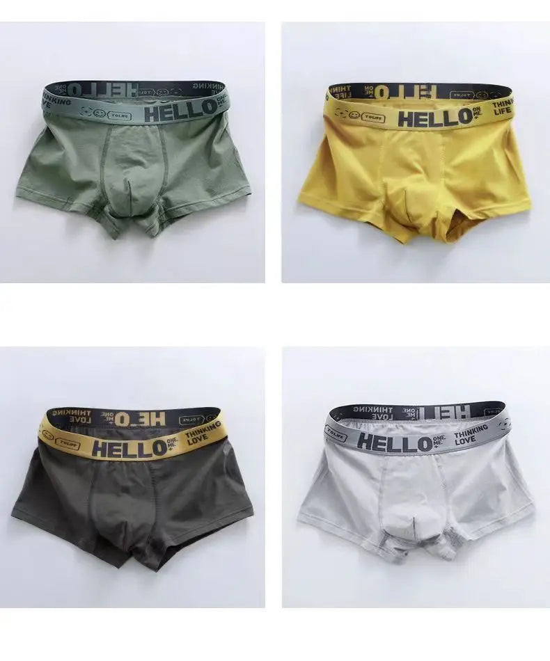 1/5pcs Men's Sexy Underwear Boxers | Comfortable and Breathable Cotton Panties in Fashionable Styles | Soft Boxershorts for Boys