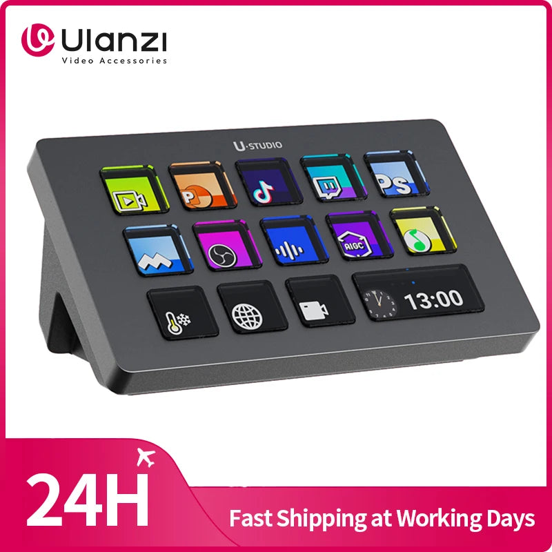 Ulanzi D200 Production Console – Studio Controller for Gaming, Livestreaming & Content Creation