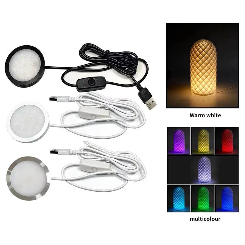 Bambu Lab LED Lamp Kit - Adjustable DIY Light Parts with White, Cool & Warm Light