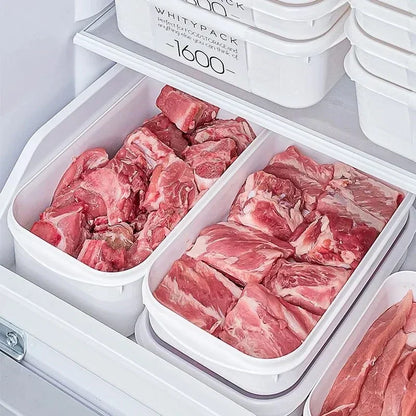 Food Grade Refrigerator Storage Box - Plastic Fresh-Keeping Container with Lid for Fruit and Frozen Food Sealing
