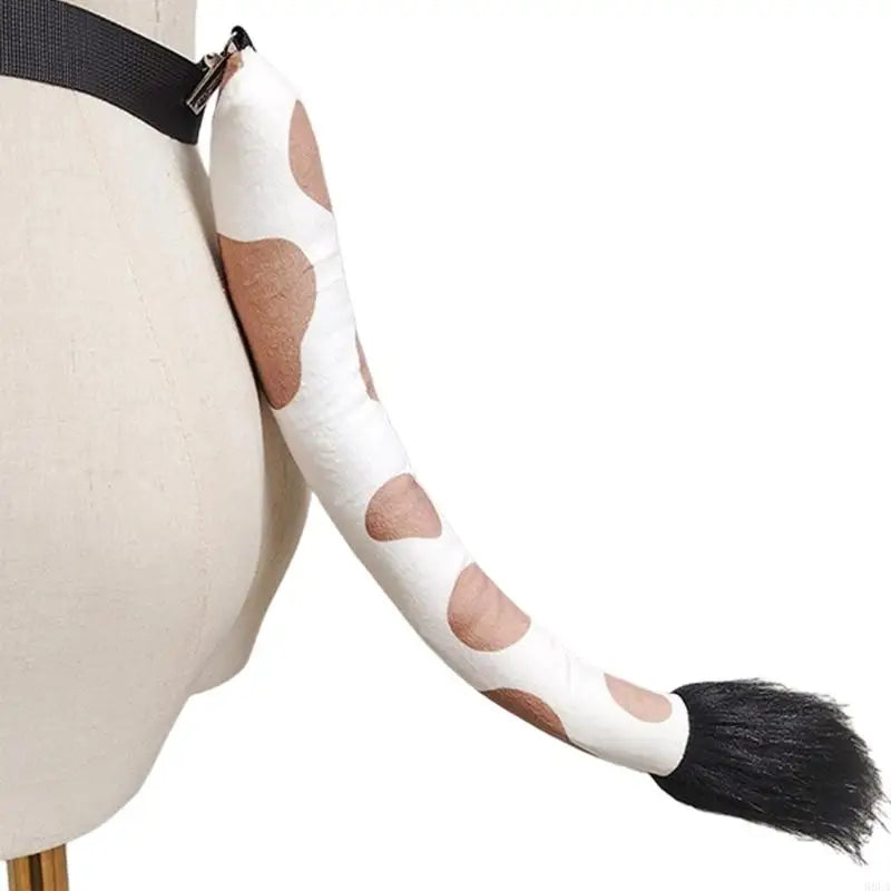 Cow Costume Set - Cow Ears Headband, Gloves and Tail for Halloween Cosplay