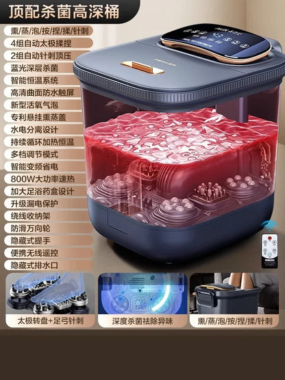 Automatic Heated Foot Bath - Electric Deep Foot Spa Massager with Constant Temperature