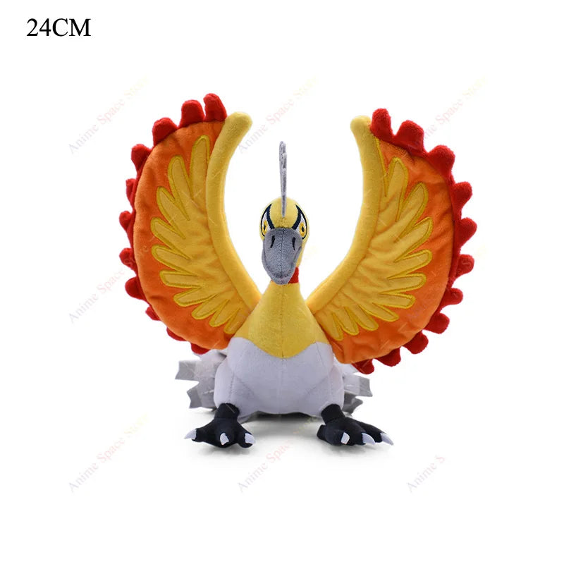 Pokémon Plush Toy Set Shiny Gyarados Charizard Mega Rayquaza Lucario Ho-Oh Zorua Butterfree Anime Stuffed Animals Kids Christmas Gift Plushies