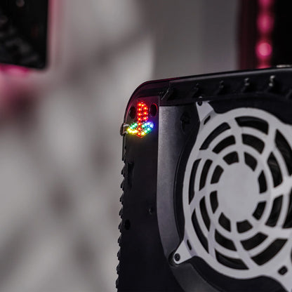 eXtremeRate RGB LED Kit for PS5 (CFI-1 Series) – Rainbow Logo with 40 Effects for Disc & Digital Edition Console