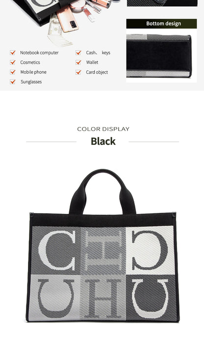 CHCH Women's Shopping Bag 2025 – New Eco-Friendly Flyknit Simple Mommy Bag