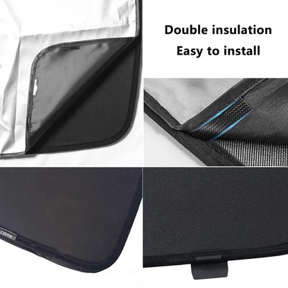 Split Sunshade for Tesla Model 3 (2017-2023) & Model Y – Front & Rear Sunroof Windshield Skylight Glass Roof Cooling Shade