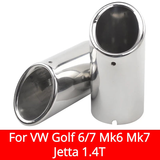 Stainless Steel Exhaust Tip for VW Golf 6/7, Lavida, Bora, Sagitar, Tiguan, Scirocco 1.4T