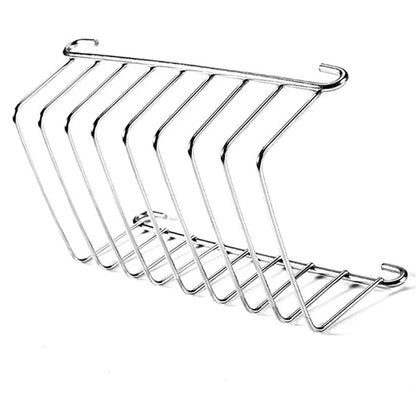 Stainless Steel Toast & Bread Rack – Rectangle Food Display Tool for Air Fryer & Kitchen Accessories