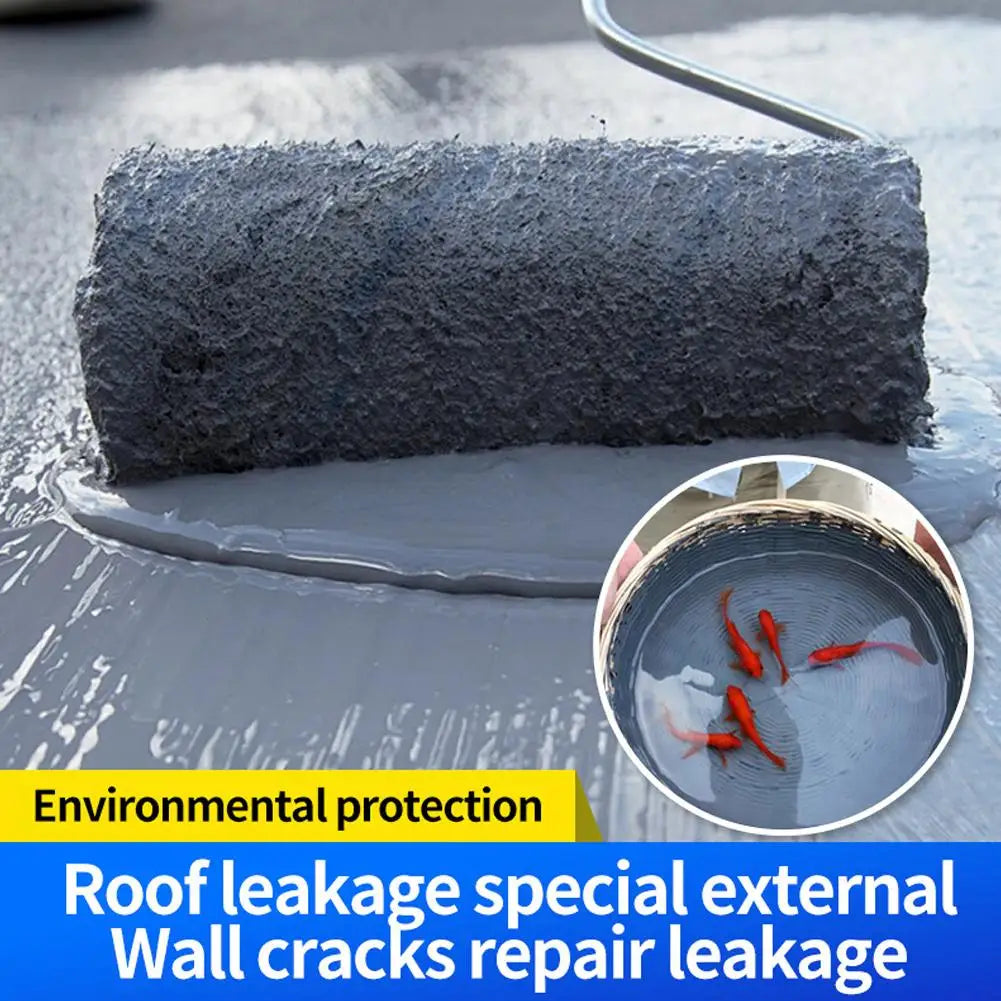 1000g Water-Based Polyurethane Waterproof Coating - Exterior Wall, Roof, and Bathroom Leak Repair Sealant
