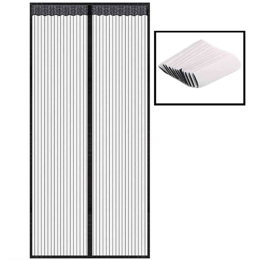 Magnetic Door Curtain Mosquito Net — Anti-Insect Fly Screen for Windows, Punch-Free Invisible Mesh