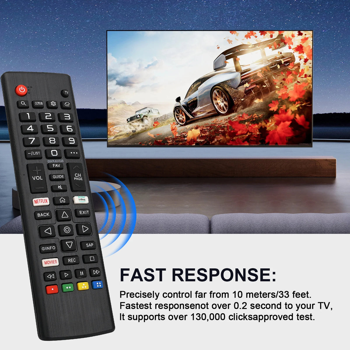 LG AKB75675304 TV Remote Control - Compatible with 32LM5620BPUA, 32LM570BPUA, 32LM620BPUA & 32LM630B TVs