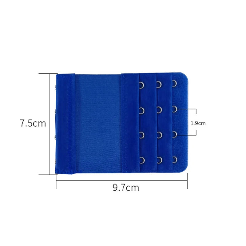 4-Row 4-Hook Bra Extender Set – Adjustable Strap Buckle for Bra Extension, Sewing Tool & Intimates Accessories