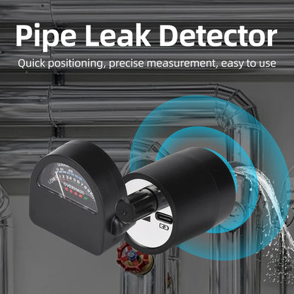 Home Pipe Leak Detector - High-Sensitivity Wall Leakage Tester with Type-C Charging & Noise-Canceling Headphones
