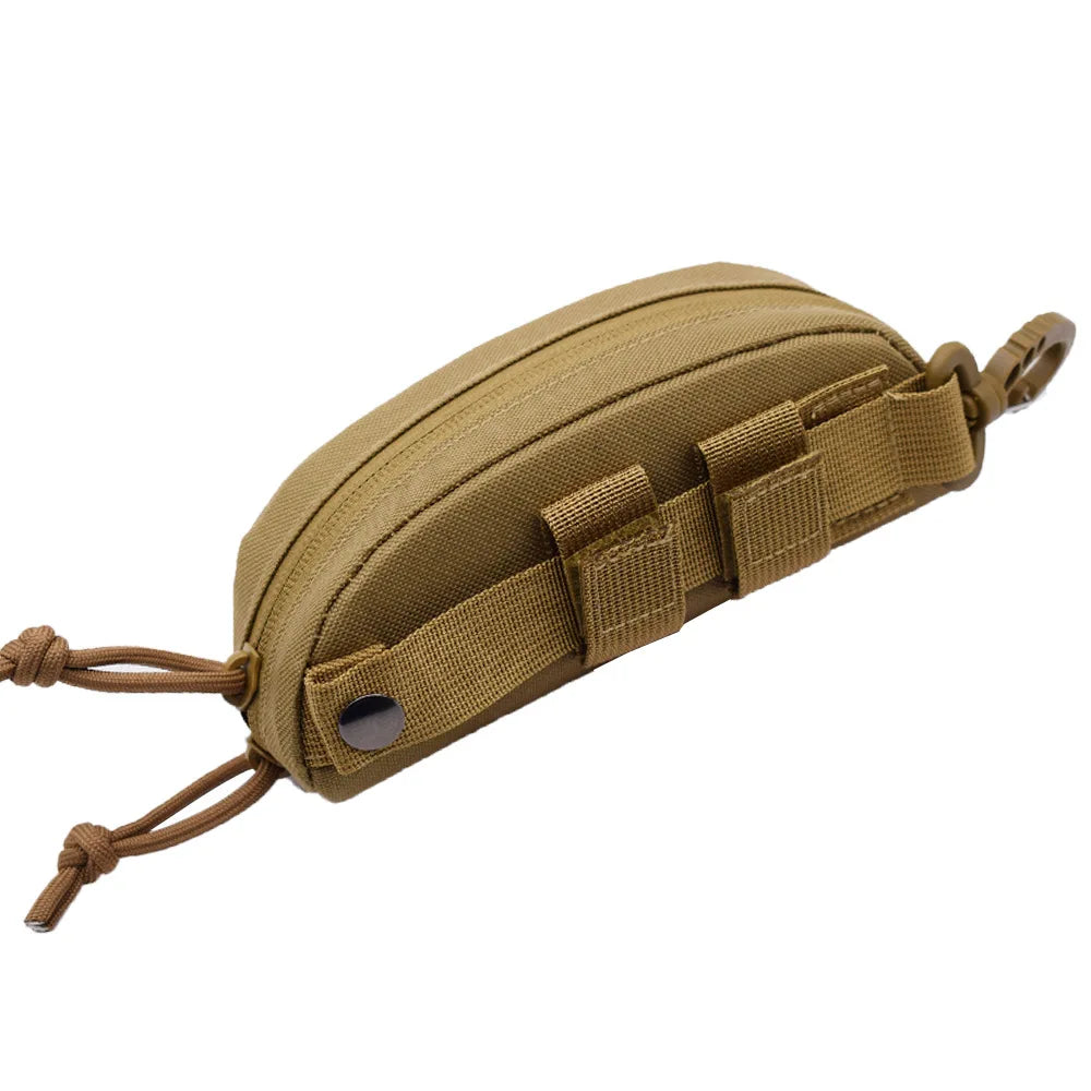 Tactical Molle Hard Case Glasses Pouch – Outdoor Portable Eyewear Protector, Shockproof & Dustproof
