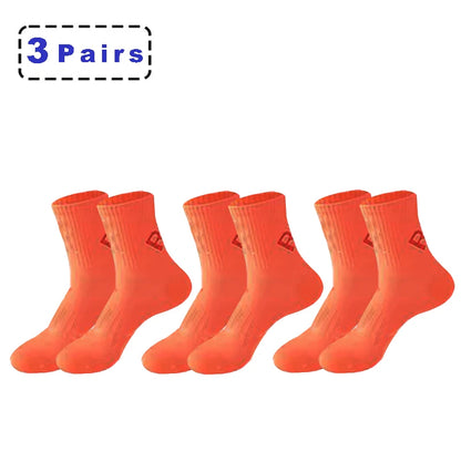 Running Compression Socks – Short Tube Athletic Sports Socks for Men & Women, Anti-Slip Cushion Marathon, Fitness & Basketball Performance Socks