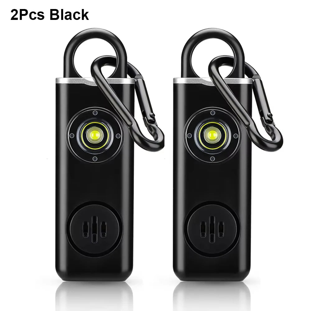 Hollarm Personal Safety Alarm – 130dB Loud Rechargeable Keychain with LED for Women, Kids & Elderly