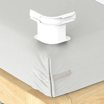 Universal Bedsheet Corner Clips – Invisible Tighteners with Heavy-Duty Mattress Straps and Sheet Lock Holders