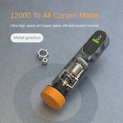 Wireless 12000RPM Car Polisher & Waxer | 3-in-1 Sanding Machine for Paint Scratch & Oil Film Removal