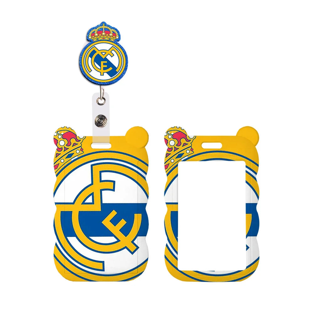 Spanish Football Neck Strap Lanyard – Cartoon Badge Holder ID Card for Kids, Students, Girls & Boys Gift