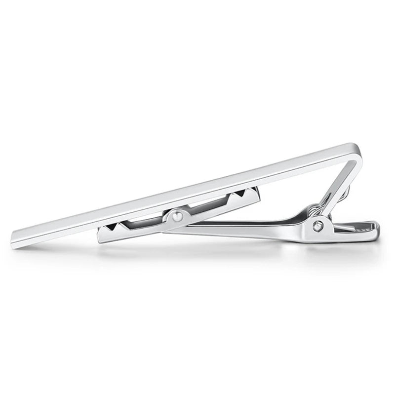Metal Tone Tie Clip: Fashionable Necktie Accessory for Men - Simple Bar Clasp for Practical Mens Collar Clip Style