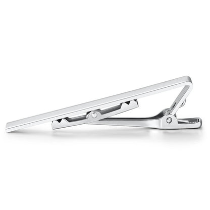 Metal Tone Tie Clip: Fashionable Necktie Accessory for Men - Simple Bar Clasp for Practical Mens Collar Clip Style