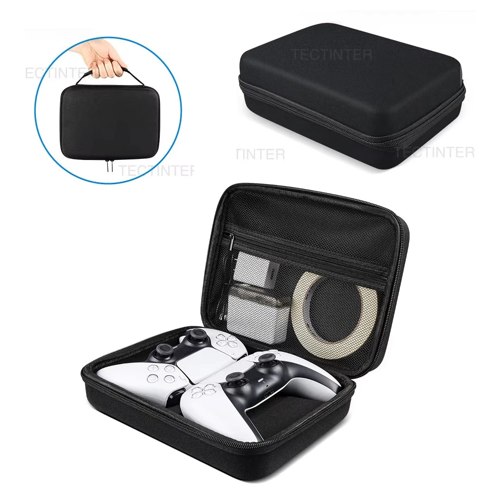 Portable Shockproof Carrying Case for PS5/PS4/PS3/Xbox Controllers – Travel Storage Handbag for Gaming Accessories