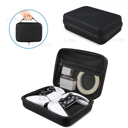 Portable Shockproof Carrying Case for PS5/PS4/PS3/Xbox Controllers – Travel Storage Handbag for Gaming Accessories