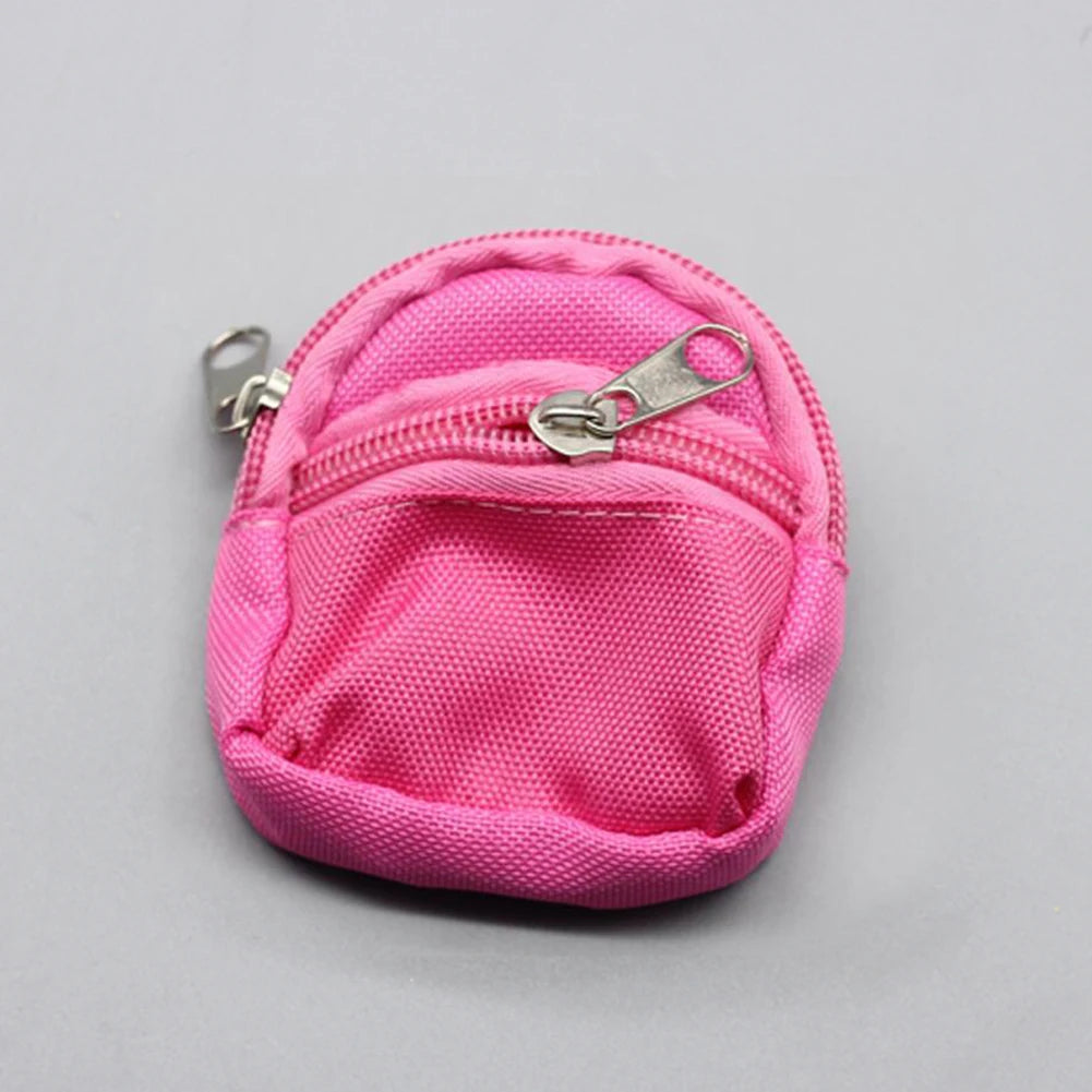 10cm Labubu Idol Mini Doll Clothes & Accessories – Backpack, Glasses, Hat | 1/6 BJD Cotton Doll Outfit Gift Set