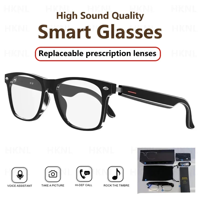 Hiwego Smart Music Sunglasses with Bluetooth Earphones – Wireless HIFI Headset for Driving & Hands-Free Calls