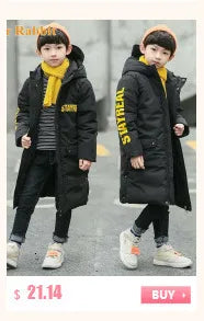 Children’s Winter Clothing Set – Baby Down Jacket Parka & Thick Snowsuit for Boys and Girls