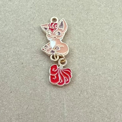 10-Piece Cartoon Anime Jewelry Charms - Gold-Plated Alloy Enamel Pendants for DIY Necklaces, Bracelets, and Earrings