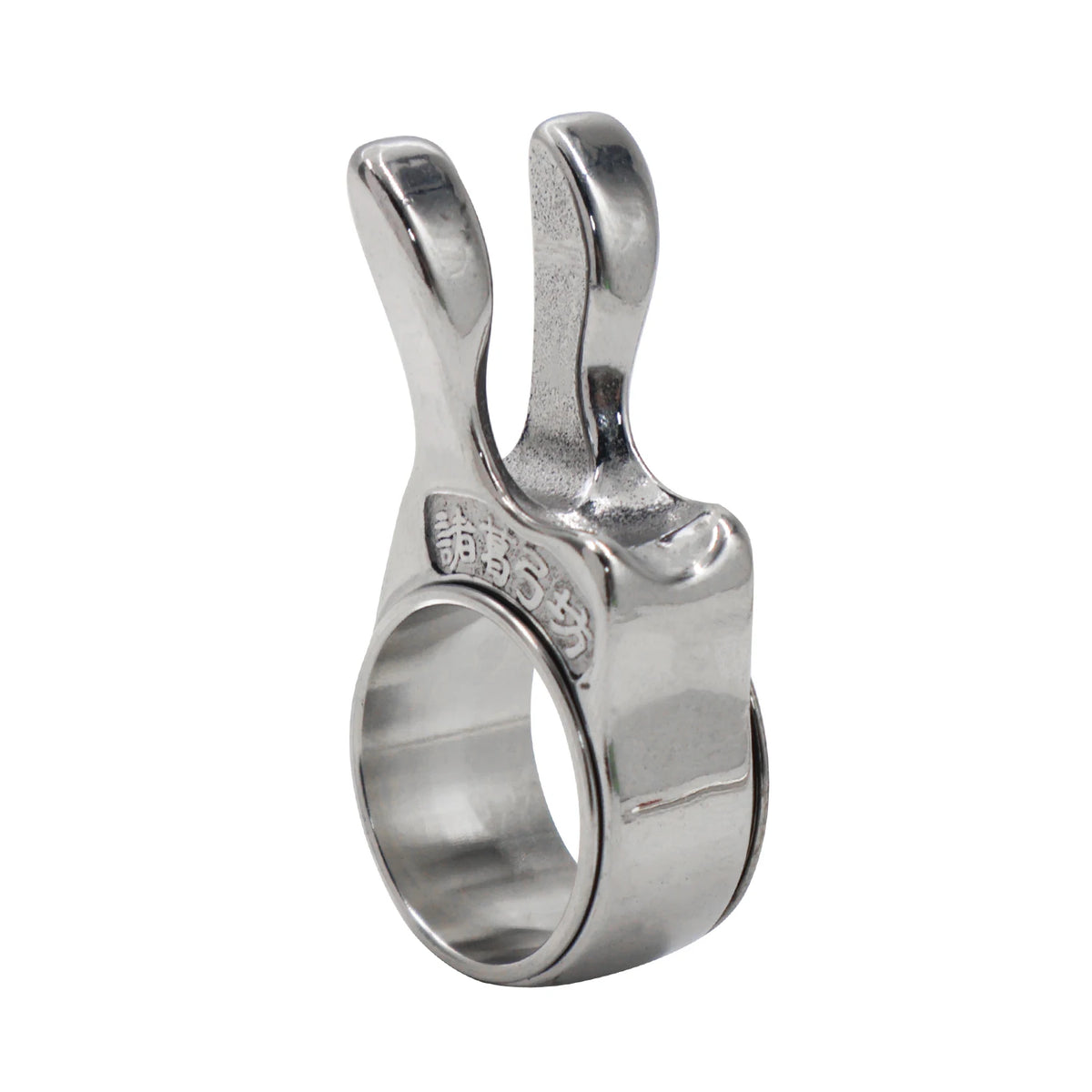 Stainless Steel Slingshot Finger Ring - Bearing Design Dart Release Shooting Accessory
