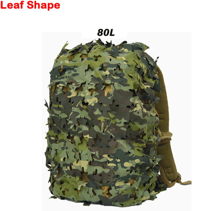 3D Camo Backpack Cover - Laser Cut Camouflage Hunting Bag Cover for 60L/80L Packs, Paintball & Outdoor Gear