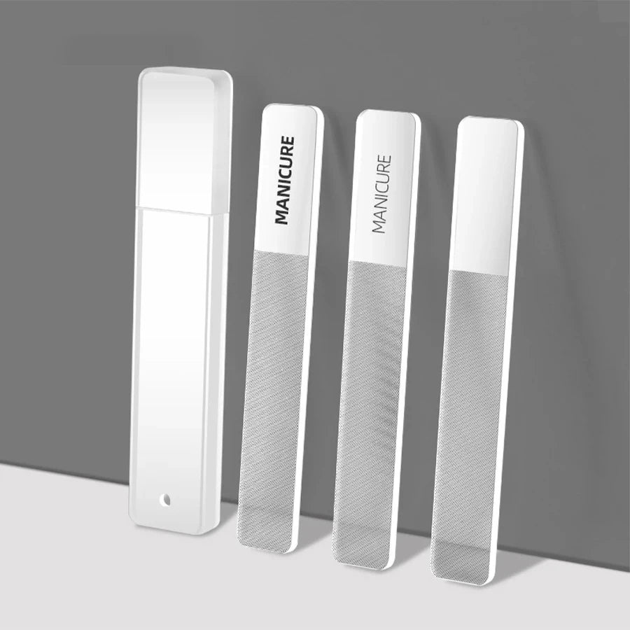Nano Glass Nail File - Transparent Crystal Nail Buffer for Polishing, Smoothing & Shining Nails