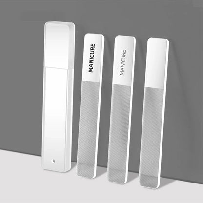 Nano Glass Nail File - Transparent Crystal Nail Buffer for Polishing, Smoothing & Shining Nails