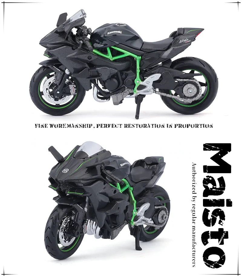 Maisto 1:18 Alloy Motorcycle Model – Yamaha MT-07/MT-10, Ducati, Kawasaki, KTM, Suzuki, BMW
