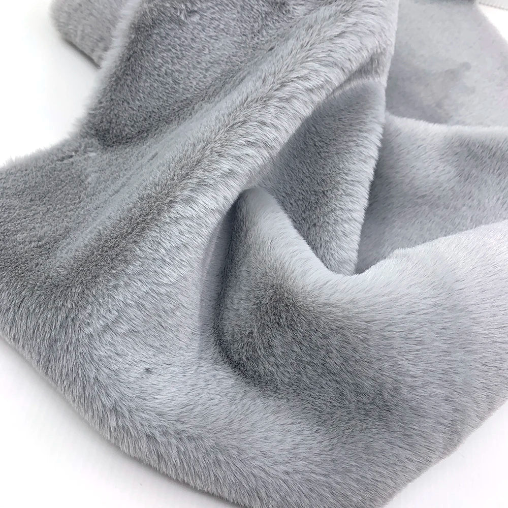 Faux Rabbit Fur Fabric – 50/80/160cm Super Soft 10mm Pile Plush Material for Stuffed Toys & Sewing