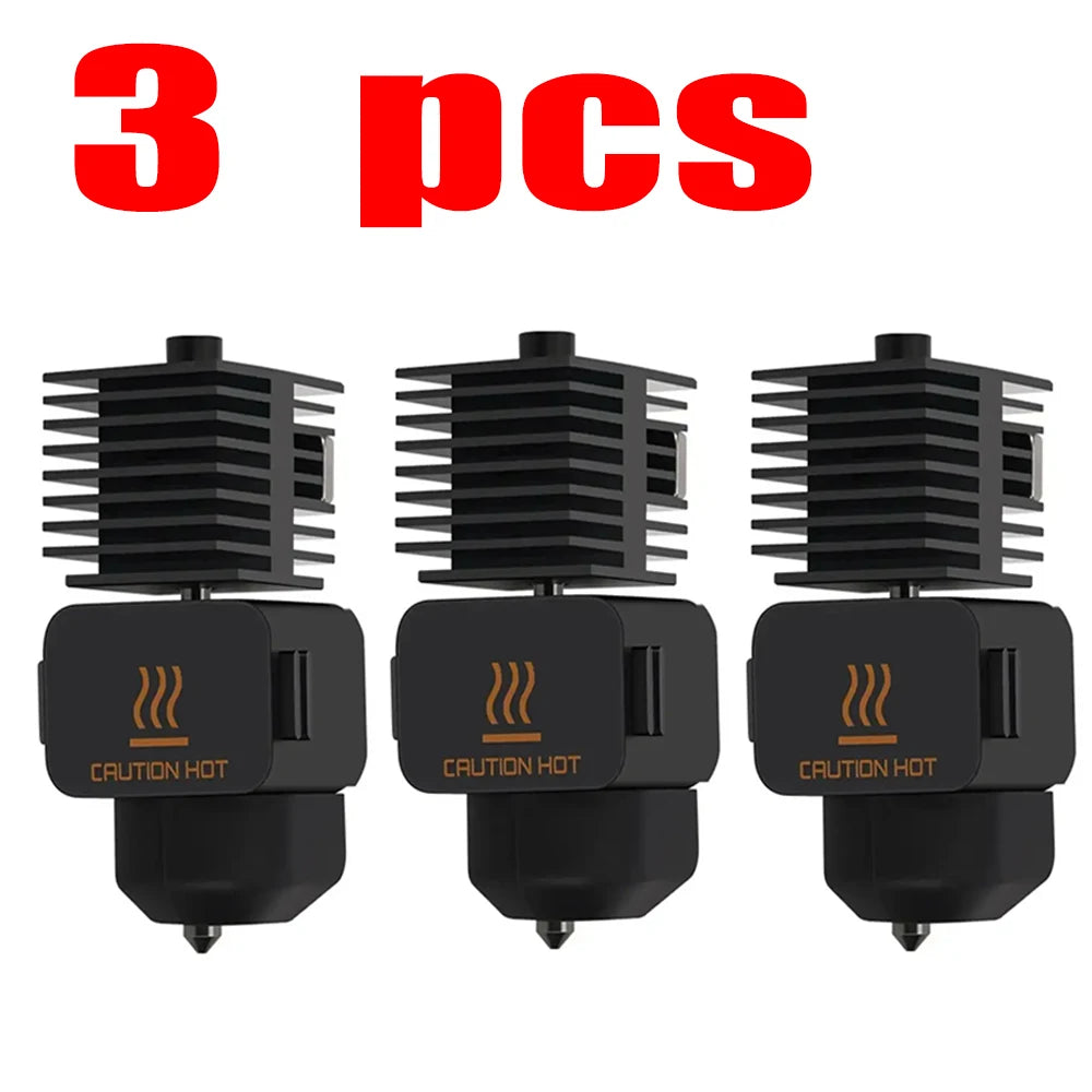 Bambu Lab A1 Mini Hotend Kit – 0.2/0.4/0.6/0.8mm Hardened Steel Nozzle for A1 3D Printer