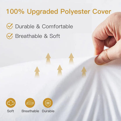 Full Body Pillow Insert – 50x160cm/50x150cm/120x40cm Long White Hug Pillow, Anime Dakimakura Rectangle Cushion